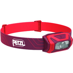 Petzl Uniseks Tikkina E060AA03 Latarka Czołowa, Czerwony, Rozmiar