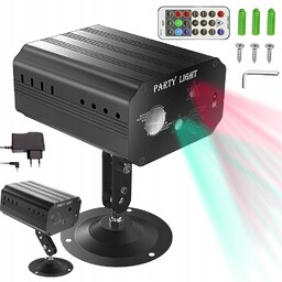 Lampy Dyskotekowe Disco Led Projektor Sceniczny 24 Pilot