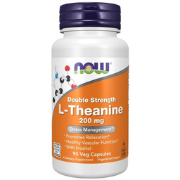 NOW FOODS Double Strength L-Theanine 200 mg -