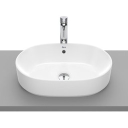 ROCA Umywalka nablatowa GAP biała ceramiczna owalna bez