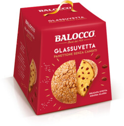 Balocco Panettone Glassuvetta - włoska babka z rodzynkami