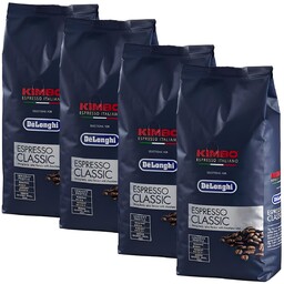 Zestaw 4X Kawa Ziarnista Delonghi Kimbo Classic Espresso