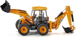Siku 3558, Koparko-ładowarka JCB 4CX, 1:50, Metal,Tworzywo sztuczne,