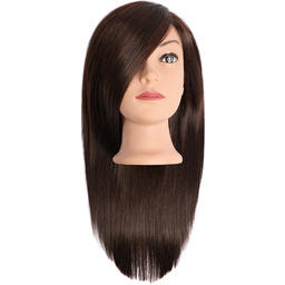 Efalock Professional Dina Główka fryzjerska 35cm brąz, włosy