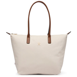 Torebka Tommy Hilfiger Popette Tote AW0AW17711 Écru