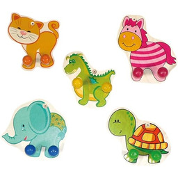 Hess Drewniane zwierzęta dekoracja mała szafa, 1 sztuka,