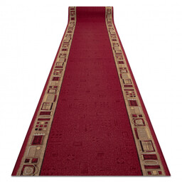 CHODNIK PODGUMOWANY JENA bordo 120cm 120x100 cm