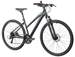 INDIANA Rower crossowy X-Cross 3.0 D21 damski Czarno-turkusowy