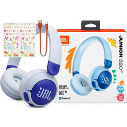 Jbl Junior 320BT Blue Bt Bezpieczne Słuchawki