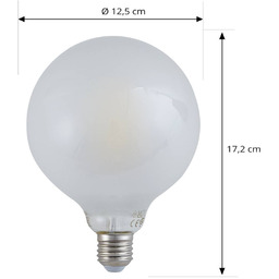 Inteligentne ściemnialne żarówki LED E27 G125 matowe 7W
