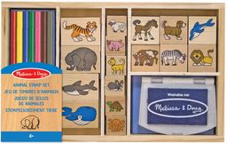 Melissa & Doug zestaw drewnianych pieczątek