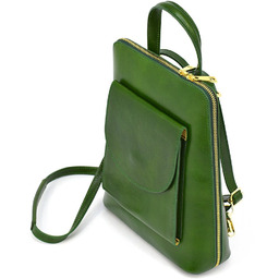 Elegancki damski luksusowy plecak skórzany