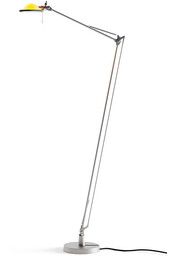 Luceplan - Berenice Lampa Podłogowa Żółta/Aluminium