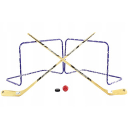 Bramki do gry Fischer mocny kij drewniany hokej