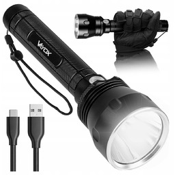 Latarka Taktyczna Led Akumulatorowa Wodoodporna Usb-c 20W 1570lm