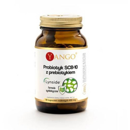 YANGO Probiotyk SCB-10 z prebiotykiem, 90 kapsułek ->