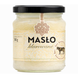 Masło klarowane 420 ml/ 340g - Schronisko Bukowina
