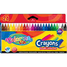 Kredki świecowe 24 kolory Colorino 813895