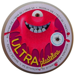 Ultra plastelina metaliczna, różowa, 80 g