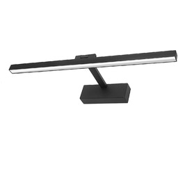 Kinkiet lampa ścienna do łazienki czarny ruchomy 9W