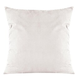 Eurofirany Poszewka dekoracyjna 45x45 srebrna Milo welurowa