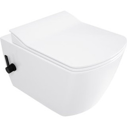 DEANTE Miska WC podwieszana BLUR bezkołnierzowa z funkcją
