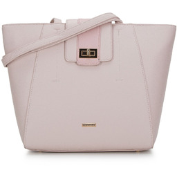 Torba shopperka z ozdobnym zapięciem