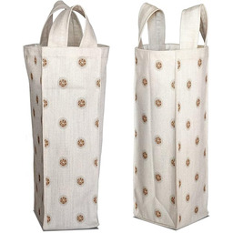 Bonamaison Bawełniana torba na wino z nadrukiem cyfrowym,