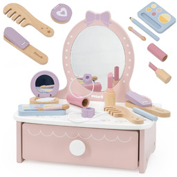 Viga Drewniana Toaletka z Akcesoriami Kącik Małej Księżniczki