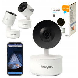 Babyono Niania Elektroniczna 2W1 Kamera WiFi Obrotowa Full