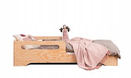 Łóżko dziecięce Tila 3 80x180cm Naturalne Eko