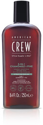 American Crew - 3w1 męski szampon żel pod
