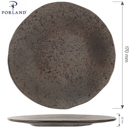 Porland Talerz płytki Ironstone, 170 mm I Porland