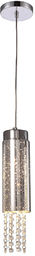 Milagro MOONLIGHT ML4363 lampa wisząca chrom klosz metalowy