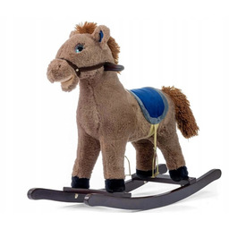 Koń na biegunach Milly Mally Łatek Brązowy