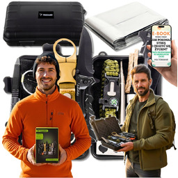 ZESTAW SURVIVALOWY DLA MĘŻCZYZNY Zestaw Przetrwania Niezbędnik