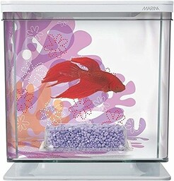 Marina Flower Aquarium do kamfików (betta), kompletny zestaw