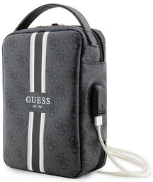 Guess Torba GUHBP4RPSK Organizer czarny/black 4G Printed Stripes