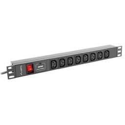 Listwa zasilająca 19", 8 gniazd UPS (C13), wtyk