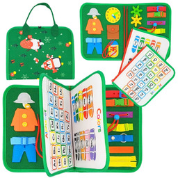 Woopie Edukacyjna Książeczka Walizka Montessori - Edycja Świąteczna