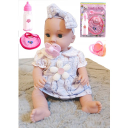 Lalka bobasek bobasek 40 cm+ smoczek akcesoria butelka