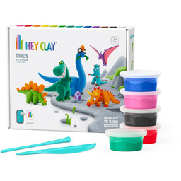 Hey Clay Zestaw Dinozaury + Akcesoria