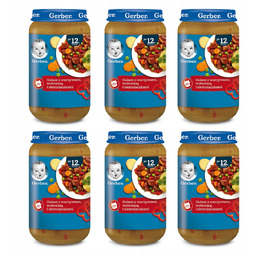 Gerber Gulasz z warzywami wołowiną i ziemniaczkami po