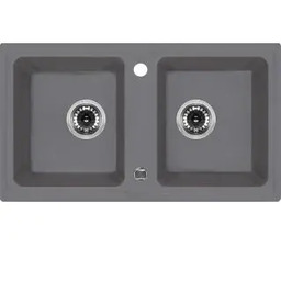 Deante Zorba ZQZ S203 Granitowy Szary metalik Zlewozmywak