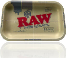 Metalowa tacka do skręcania z silikonową nakładką RAW