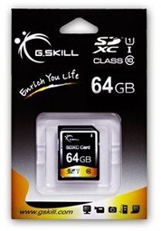 G.SKILL Karta SDXC 64GB Class 10 UHS-I