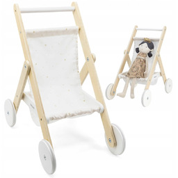 Viga PolarB Drewniany Wózek dla Lalek Viga Toys