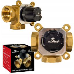 Zawór 3 Drogowy Trzy Drożny Mieszający Mieszacz Regulacyjny