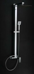 ART PLATINO Zestaw natynkowy PANAMA chrom PAN-ZKPN.400C* *