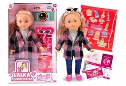 Lalka Natalia podróżniczka 41cm